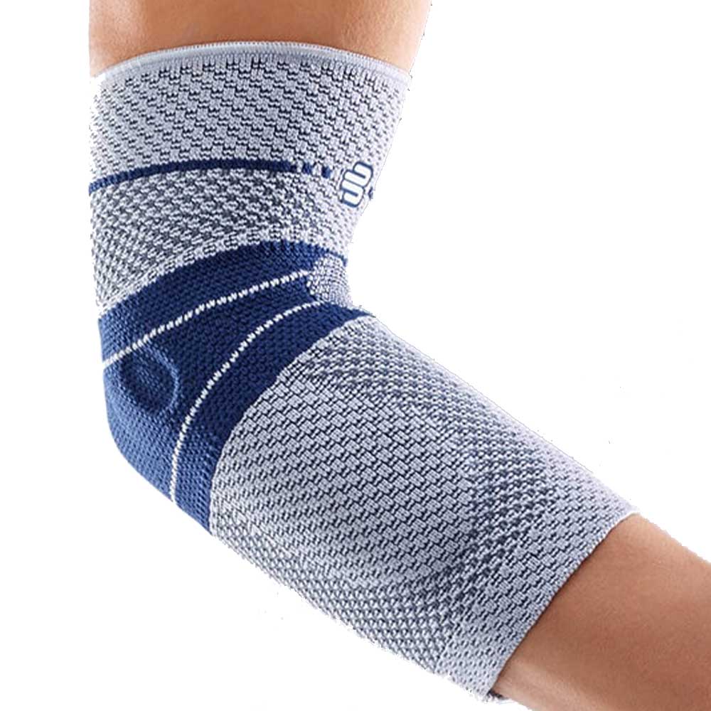 Produktbild von Bauerfeind EpiTrain Ellenbogenbandage – Schwarz, Größe 0, Schmerzlindernd & Stabilisierend