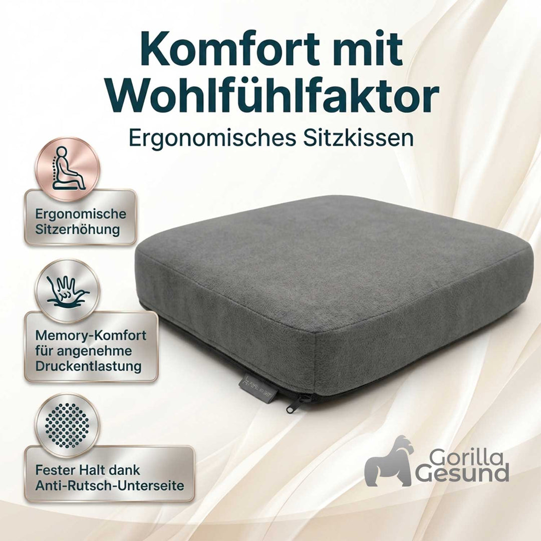 Gorilla Gesund ergonomisches Sitzkissen Comfort Seat