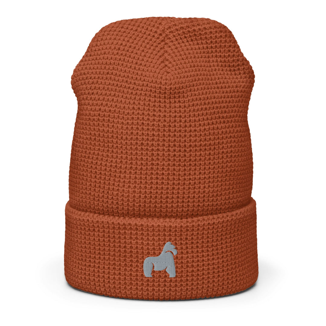 Gorilla-waffle-beanie-rust-front-2-653d1c7c75f00-min