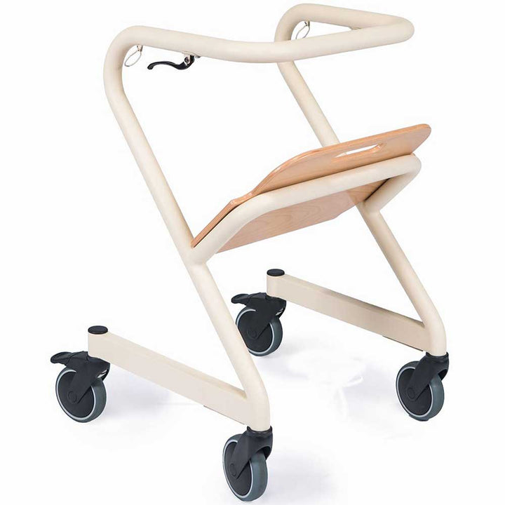 Rollator Saljol Page Indoor Rollator mit Fuß & Handbremse inkl. Sitzbrett Saljol L / weiß / Handbremse 15574 guenstig online kaufen bei Gorilla Gesund