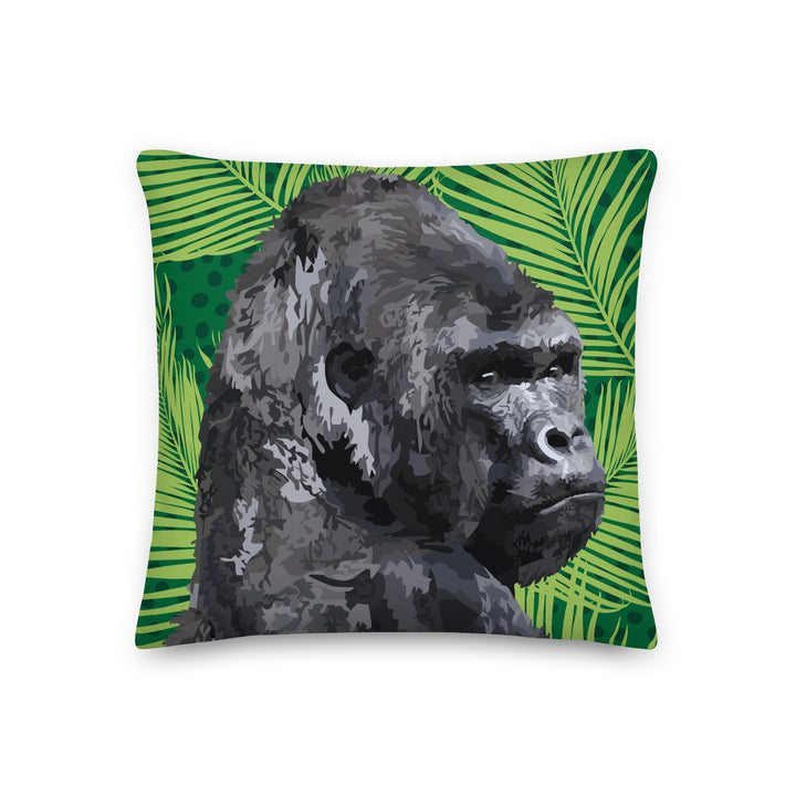 Premium sofa cushion jungle gorilla