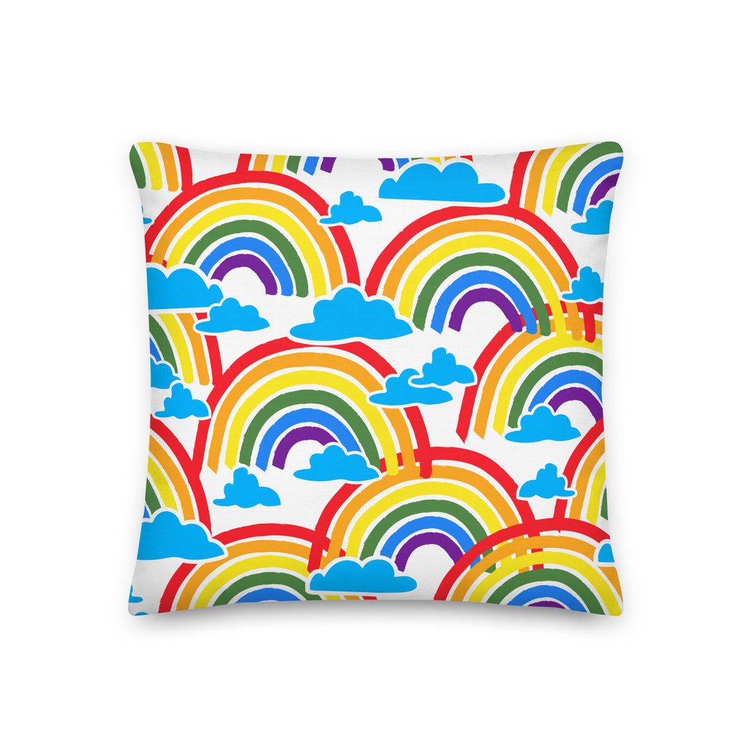 Premium sofa cushion rainbow