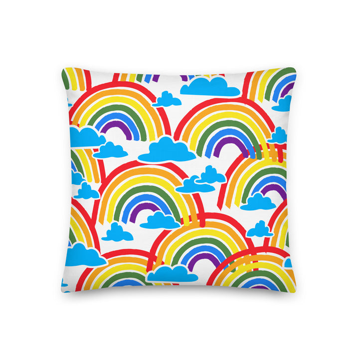 Premium sofa cushion rainbow