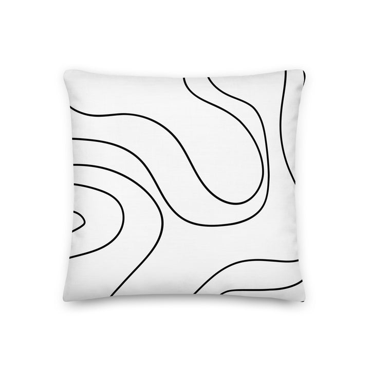 Premium sofa cushion wavy lines