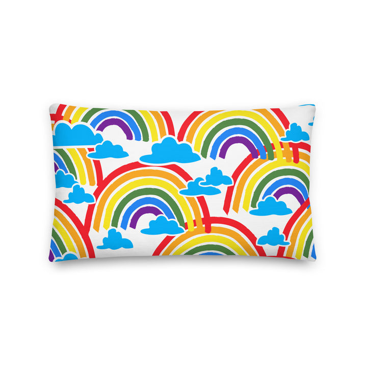 Premium sofa cushion rainbow