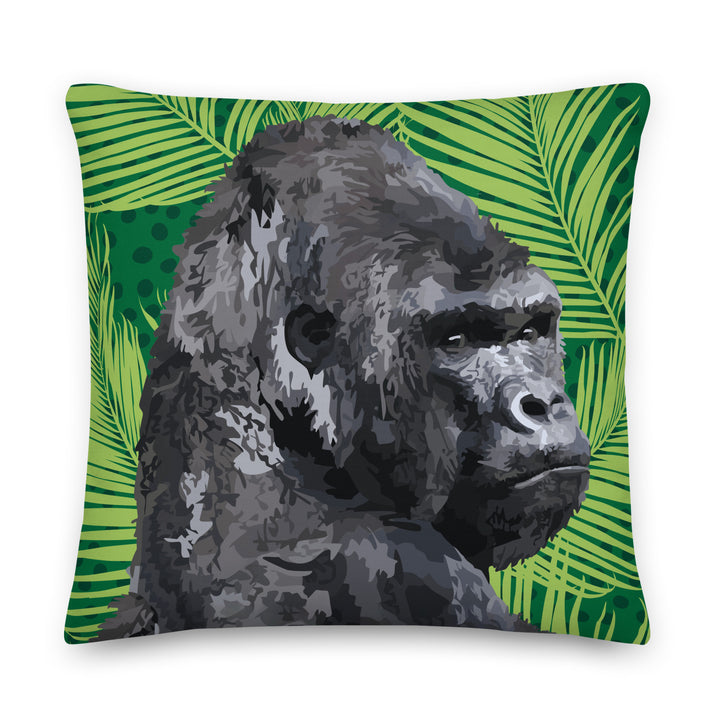 Premium sofa cushion jungle gorilla