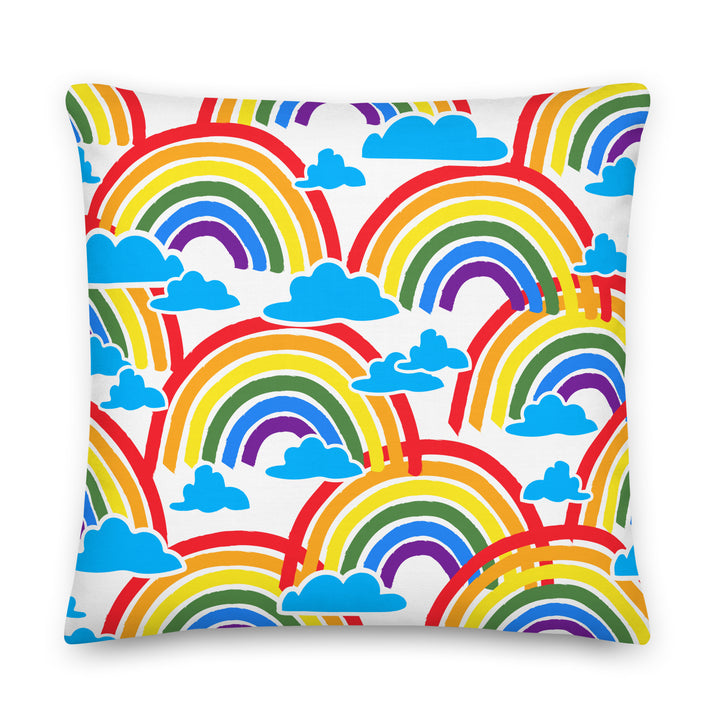 Premium sofa cushion rainbow