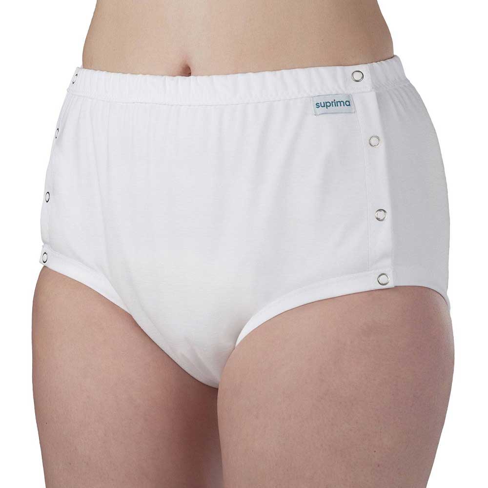 Inkontinenz Suprima Baumwoll/PU-Slip mit Druckknöpfen - unisex Nr. 1269 Suprima guenstig online kaufen bei VIDIMA