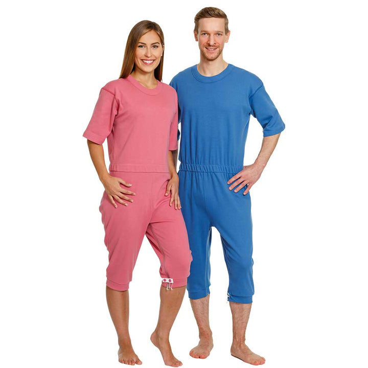 Pflegeprodukte Suprima Pflegeoverall BW/Polyester kurz - Bein-RV Nr. 4080 Suprima rot / L 4080-060-L guenstig online kaufen bei VIDIMA