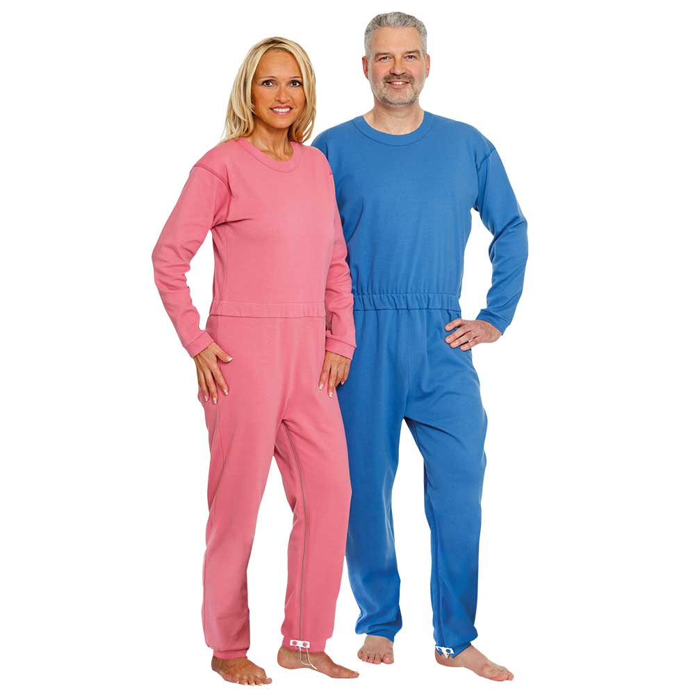 Pflegeprodukte Suprima Pflegeoverall BW/Polyester lang - Rücken-RV - Bein-RV Nr. 4688 Suprima rot / M 4688-060-M guenstig online kaufen bei VIDIMA