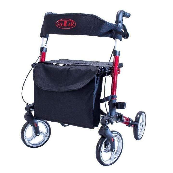 Rollator Antar Aluminium Reiserollator faltbar Antar weinrot 13262 guenstig online kaufen bei VIDIMA