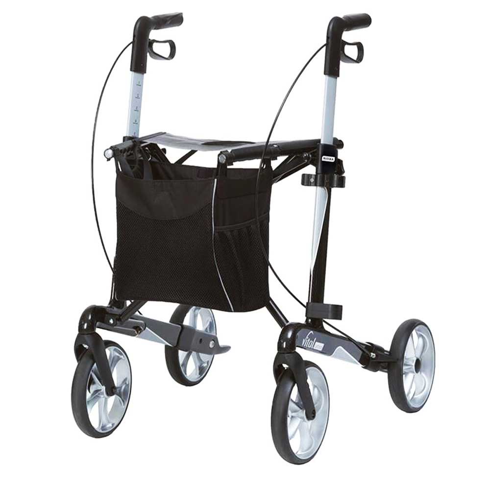 Rollator Carbon Rollator Russka Vital Russka L - Sitzhöhe 62 cm / schwarz / Vital  Carbon: TPE-Rädern 11448600 guenstig online kaufen bei VIDIMA