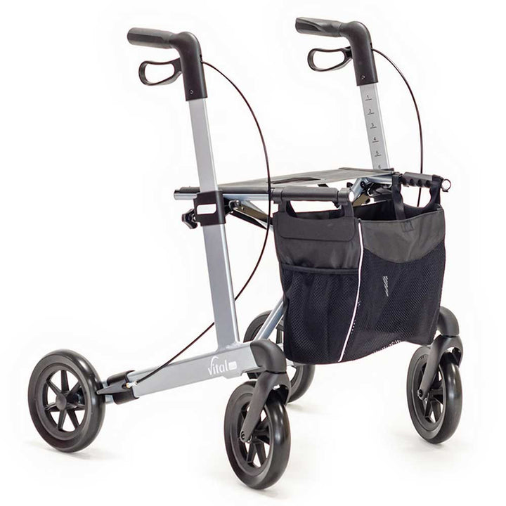 Rollator Russka Rollator Vital Classic Russka L - Sitzhöhe 62 cm / eisblau / Vital Plus: weicher Soft Bereifung 11448540 guenstig online kaufen bei VIDIMA