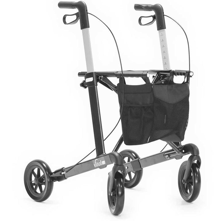 Rollator Russka Rollator Vital Classic Russka L - Sitzhöhe 62 cm / grau / Vital Plus: weicher Soft Bereifung 11448500 guenstig online kaufen bei VIDIMA