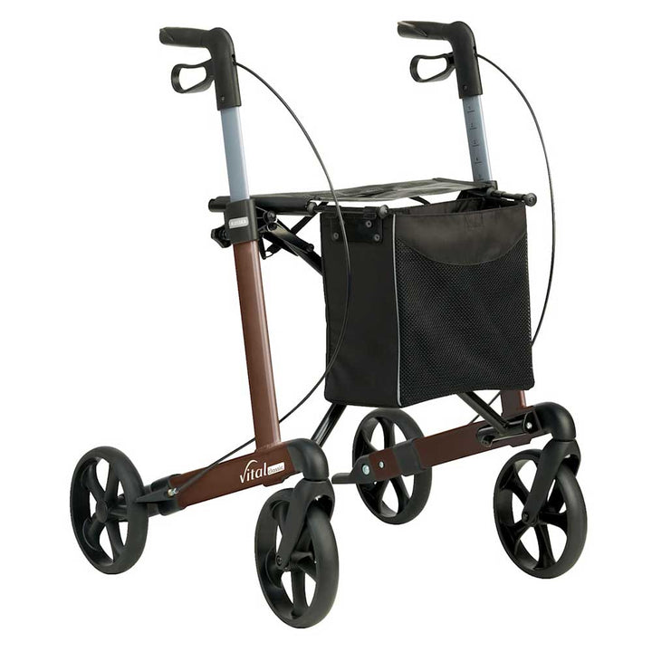 Rollator Russka Rollator Vital Classic Russka L - Sitzhöhe 62 cm / mokka / Vital Classic: TPE-Rädern 11448010 guenstig online kaufen bei VIDIMA