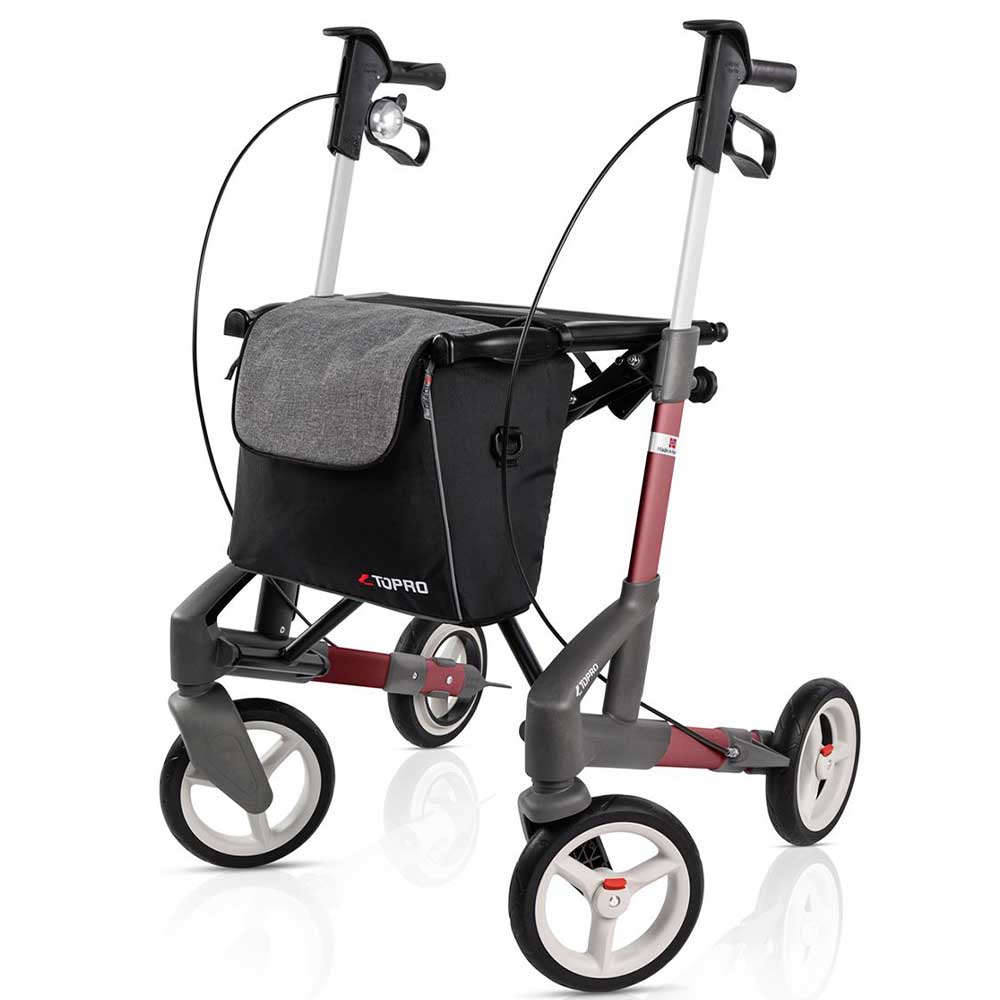 Rollator Topro Troja 5G Premium Rollator Topro M / weinrot 202584 guenstig online kaufen bei VIDIMA
