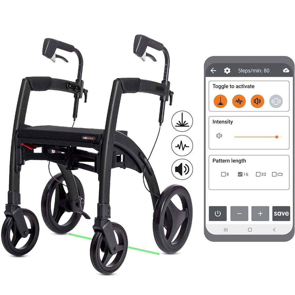 Rollz Motion Rhythm, Parkinson Rollator VIDIMA guenstig online kaufen bei VIDIMA